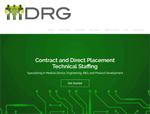 Tablet Screenshot of dr-group.com